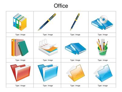 PPT圖標素材之辦公用品圖標 提升辦公演示的專業(yè)性與效率